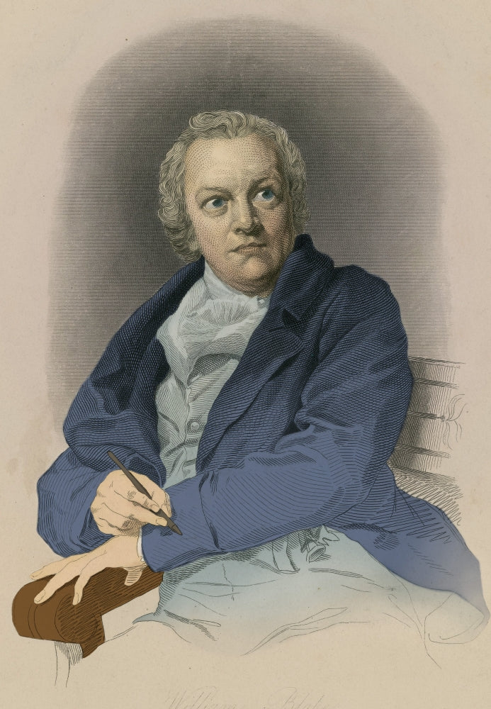 William Blake English Poet and Painter Poster Print