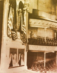 Ford's Theater Lincoln Assassination Poster Print showcasing the historic event