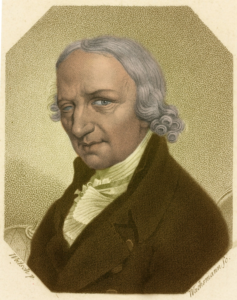 Johann Elert Bode Poster Print showcasing the German astronomer