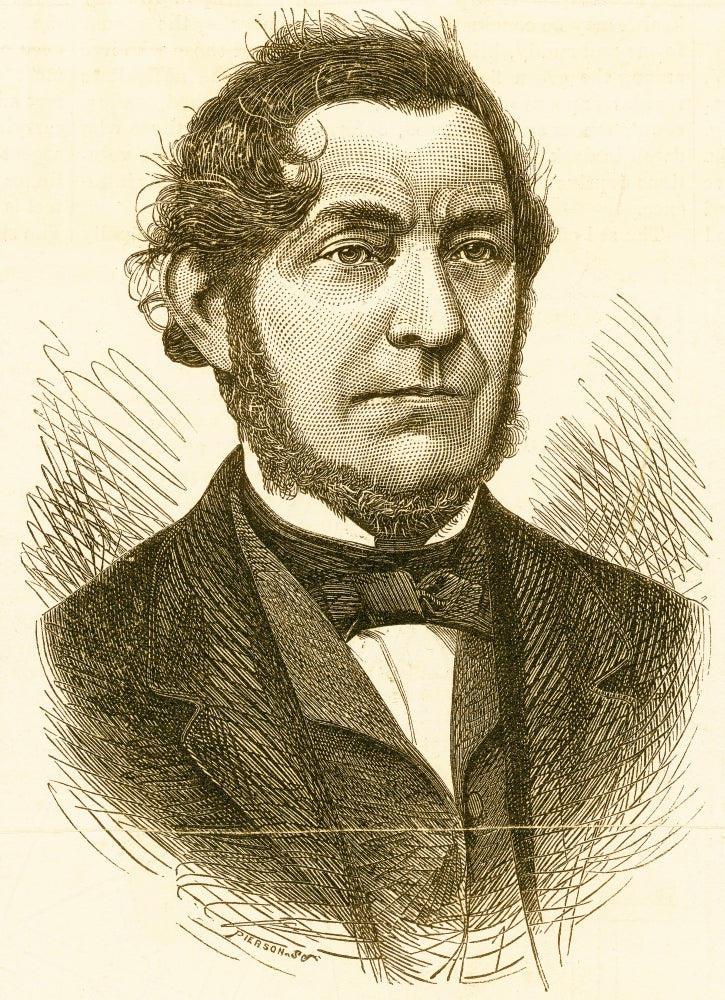 Robert Bunsen Poster Print featuring the German Chemist.