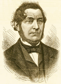 Robert Bunsen Poster Print featuring the German Chemist.