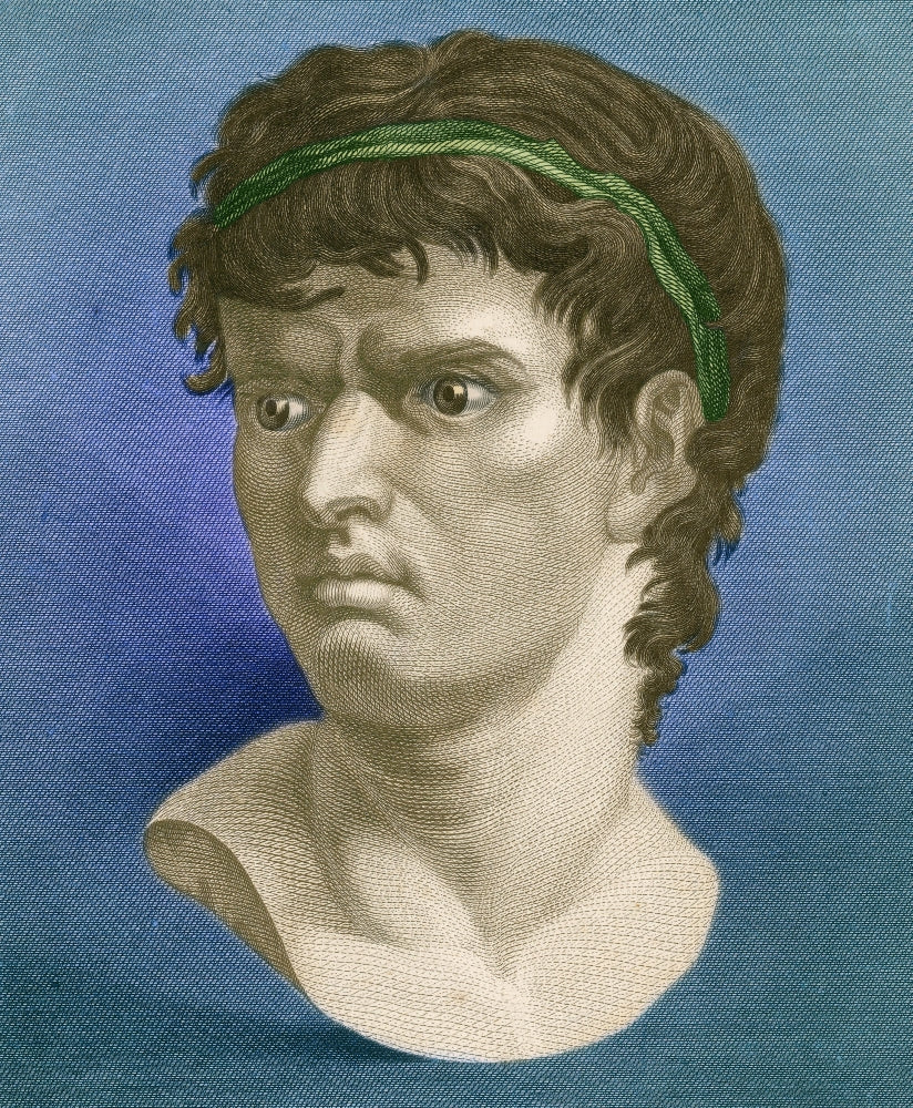 Brutus Roman Politician Poster Print showcasing a historical figure.