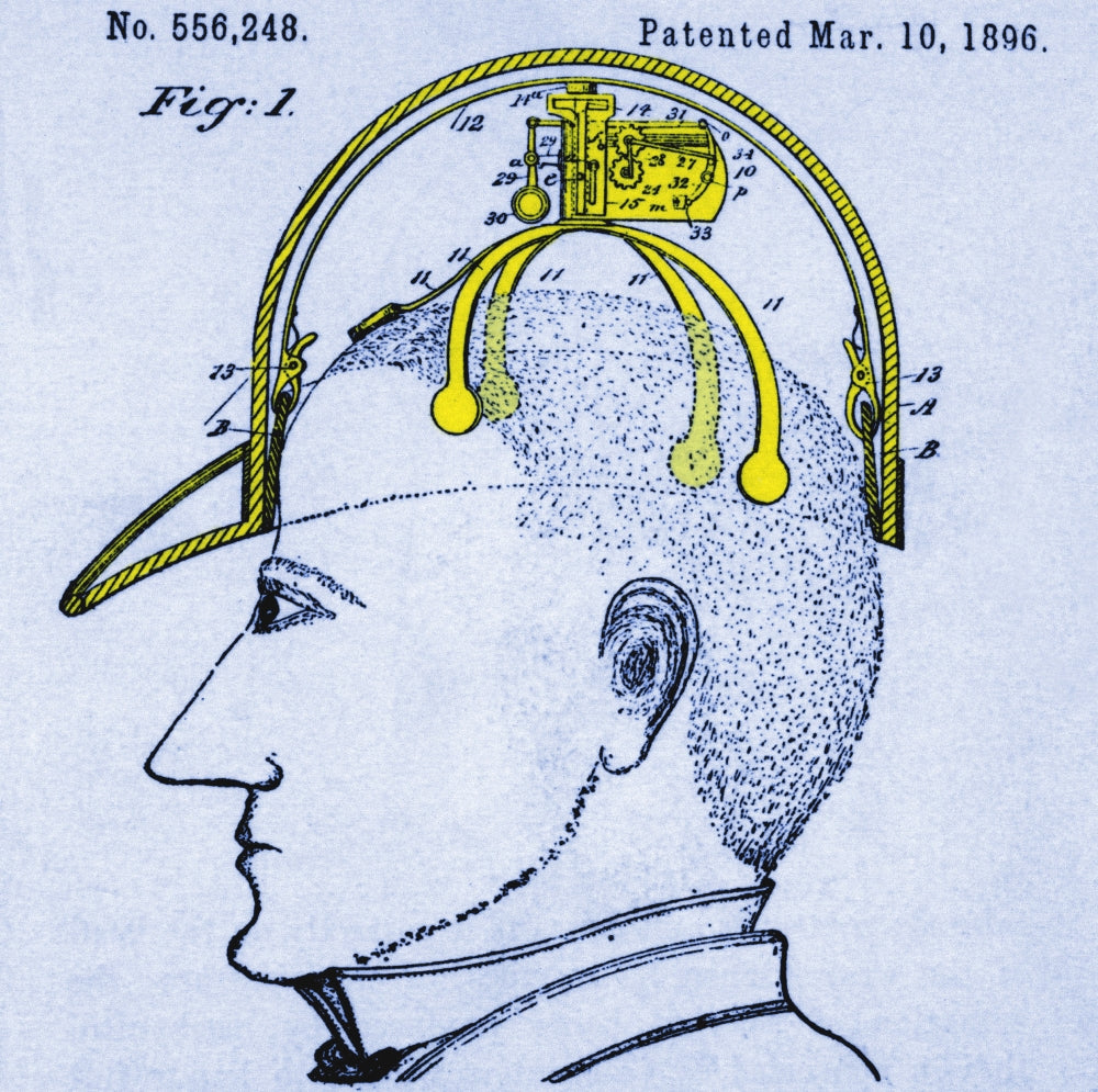 Saluting Device 1896 Poster Print showcasing historical design.