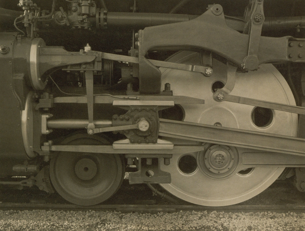 Train Wheels Poster Print showcasing intricate train wheel designs.