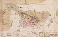 British Battle Plan for Bunker Hill, 1775 Poster Print