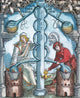Distillation 16th Century Poster Print showcasing historical scientific processes.