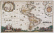 17th Century Map of the Americas Poster Print
