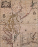 1679 America's East Coast Map Print by Science Source