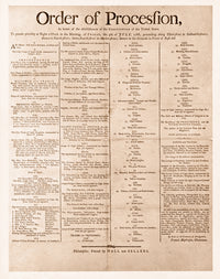 Parade for the US Constitution Poster Print showcasing American heritage.