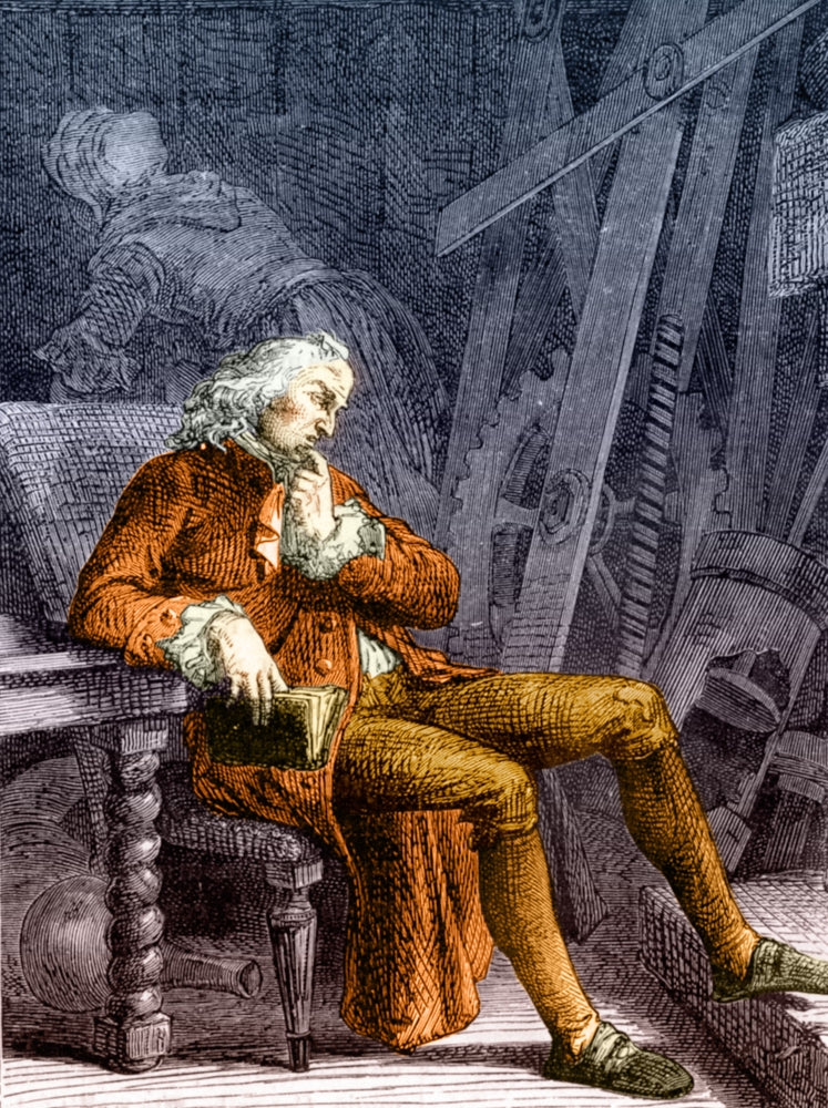 Denis Papin French Inventor Poster Print showcasing scientific innovation.