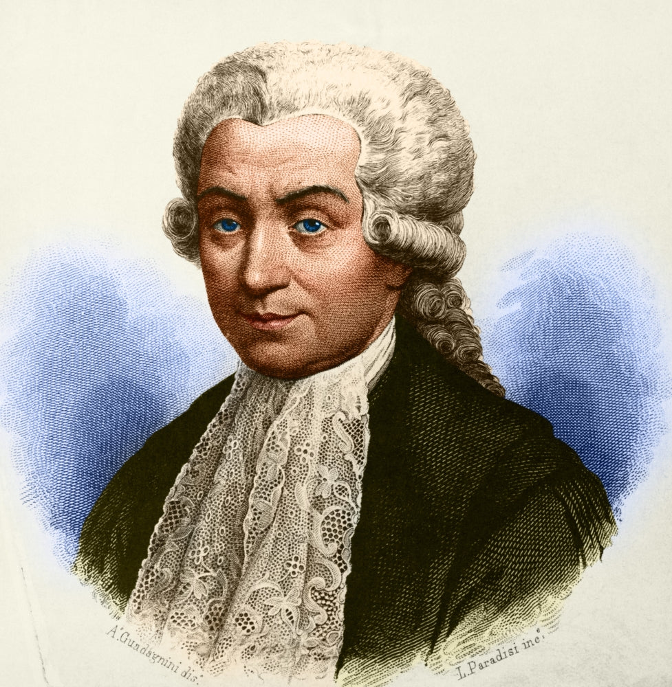 Luigi Galvani Poster Print showcasing the Italian Physician and Physicist
