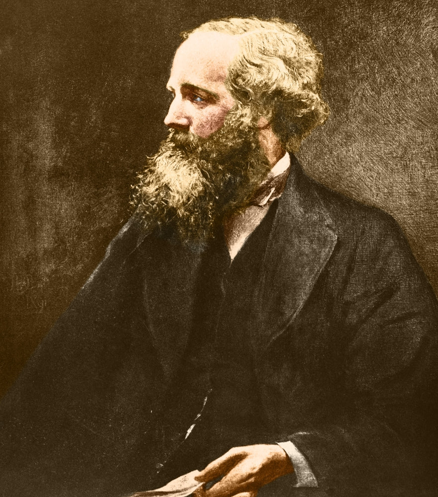 James Clerk Maxwell Poster Print showcasing the Scottish physicist