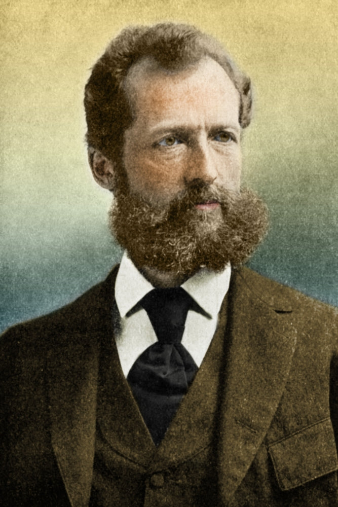 Ottmar Mergenthaler poster print featuring the famous German-American inventor.