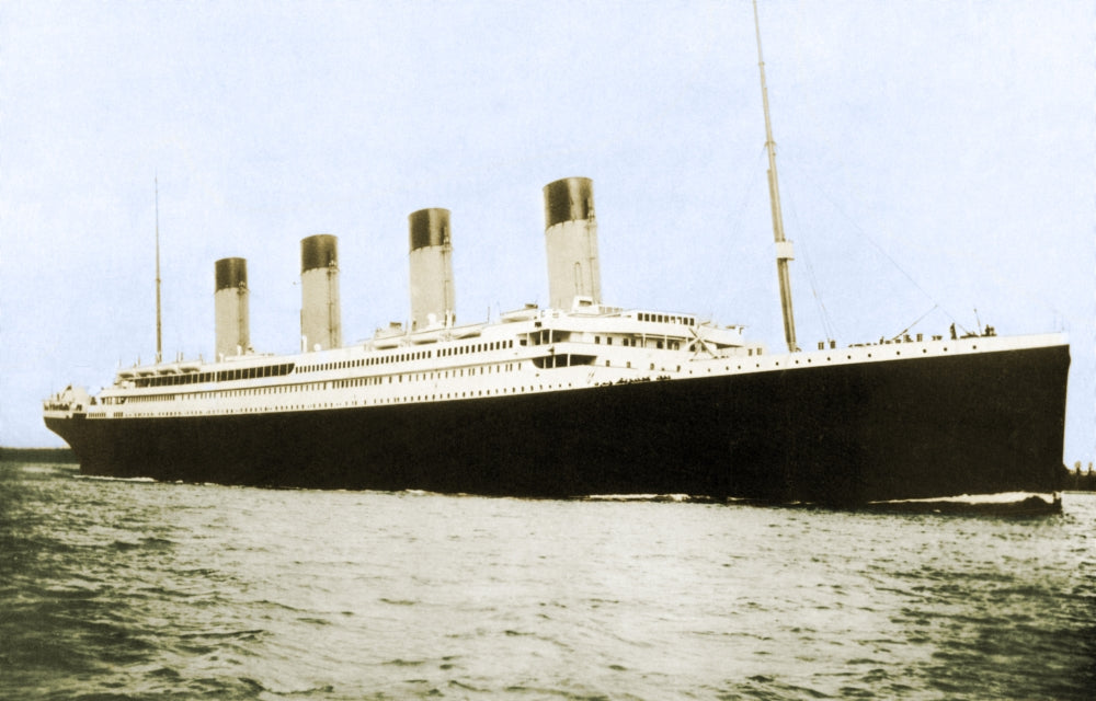 Titanic Poster Print showcasing the iconic ship in stunning detail.