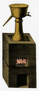 Distillation Alembic 18th Century Poster Print showcasing historical science design
