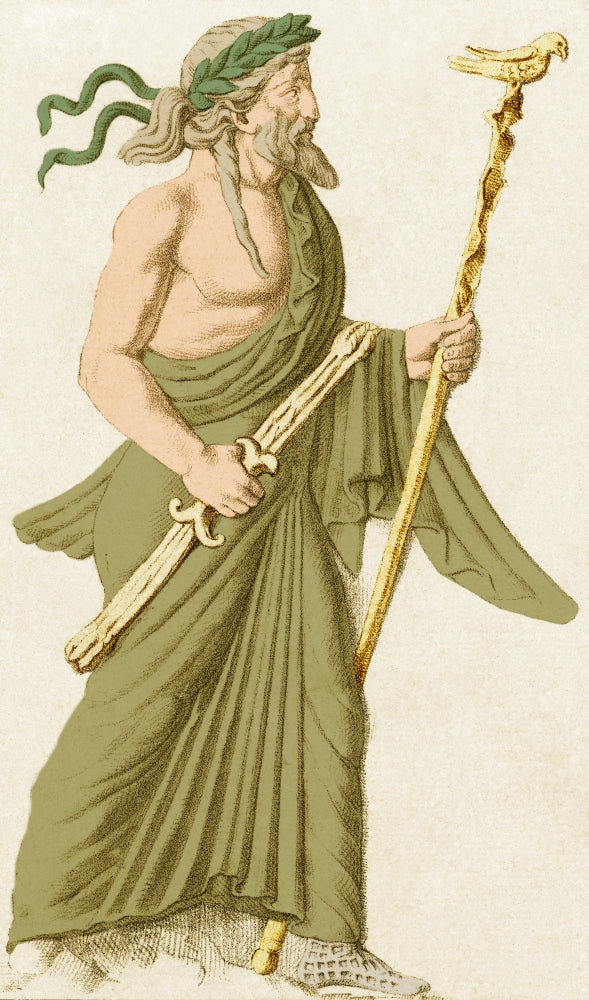 Jupiter Roman God Poster Print by Science Source featuring vibrant colors.