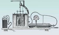 Mahler Bomb Calorimeter Poster Print showcasing scientific details.