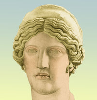 Hera Greek Goddess Poster Print showcasing elegance and mythology.