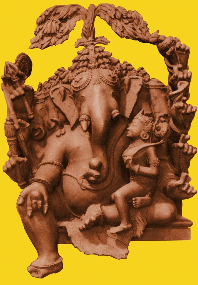 Ganesha Poster Art Print - Hindu God by Science Source