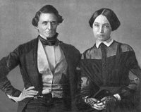 Jefferson Davis and Varina Howell Davis Poster Print showcasing historical figures.