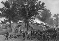 Battle of Antietam, 1862 Poster Print showcasing historical artwork