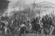 Attack on the Massachusetts 6th, 1861 Poster Print by Science Source