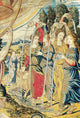 Renaissance Tapestry Detail Poster Print showcasing intricate designs and rich colors.