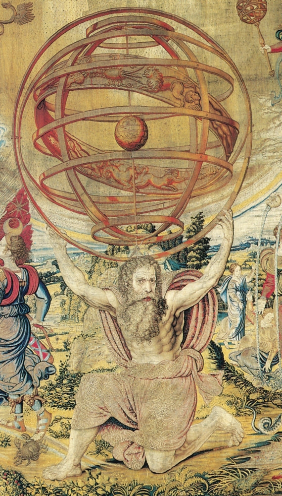Atlas Supporting the Armillary Sphere 1530 Art Print