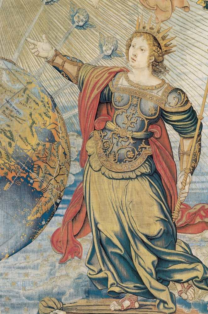 Juno Tapestry Poster Print by Science Source featuring classical artwork