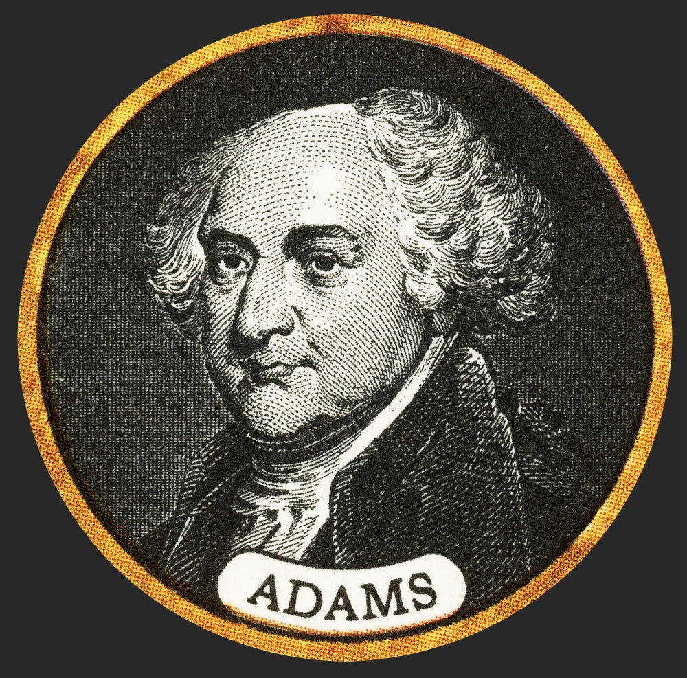 John Adams 2nd U.S. President Poster Print showcasing historical significance