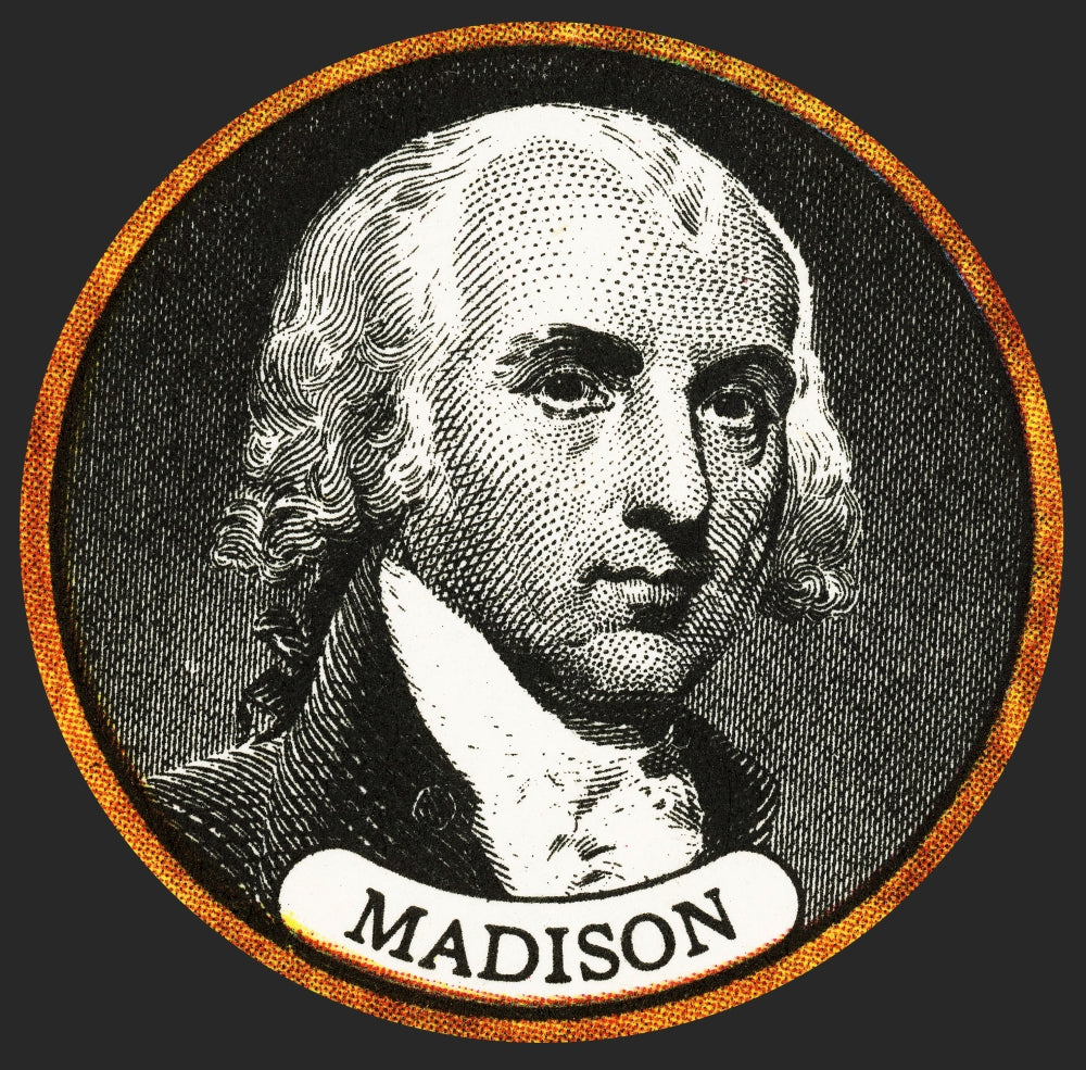 James Madison Poster Print - 4th U.S. President Artwork