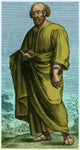 Epicurus Ancient Greek Philosopher Poster Print