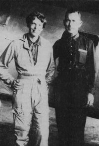 Earhart and Noonan American Aviators Poster Print