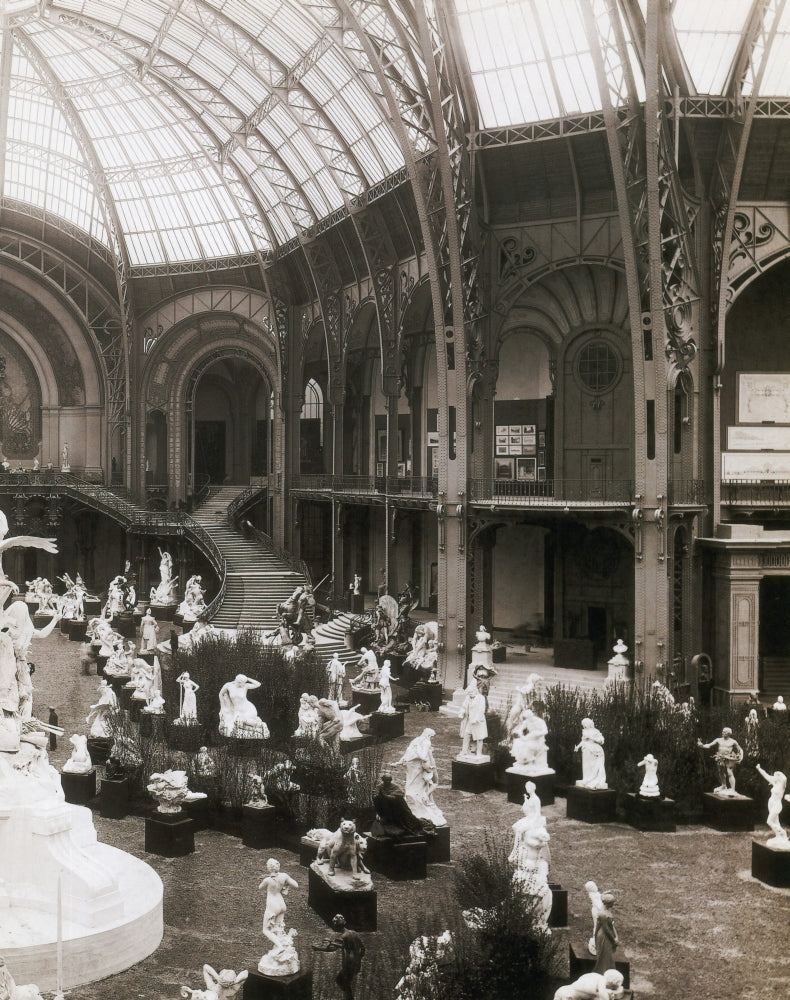 Grand Palais Paris Expo 1900 Poster Print showcasing iconic architecture.