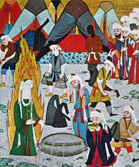 Muhammad Conjures a Well in the Desert Poster Print on premium paper.