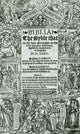The Coverdale Bible 1535 Poster Print showcasing historical significance