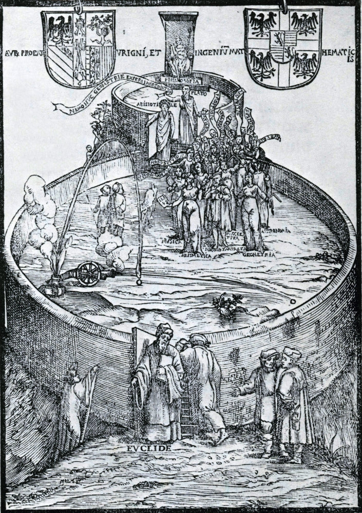 Tartaglia's Nova Scientia Frontispiece Poster Print from 1537