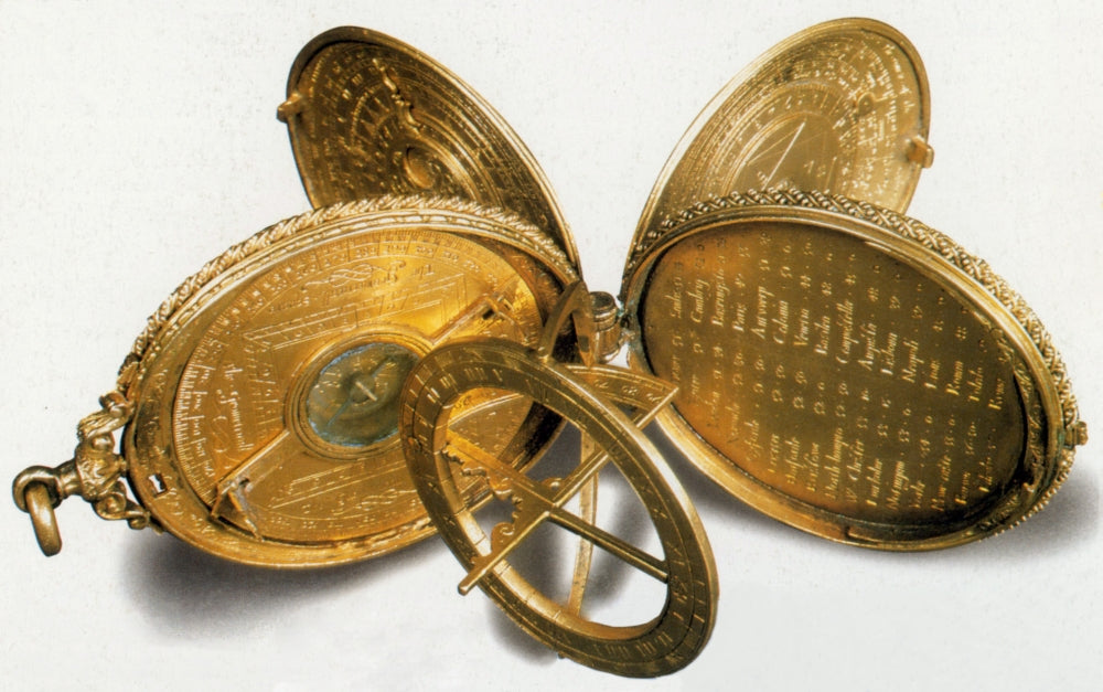 Cole Astronomical Compendium Dial, 1569 Poster Print showcasing celestial navigation.