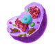 Animal Cell Poster Print by Spencer Sutton, educational artwork showcasing cellular biology.