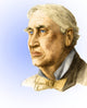 Thomas Edison Poster Print showcasing American inventor by Spencer Sutton.
