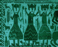 Norse Gods Wall Hanging Poster Print featuring mythological figures.