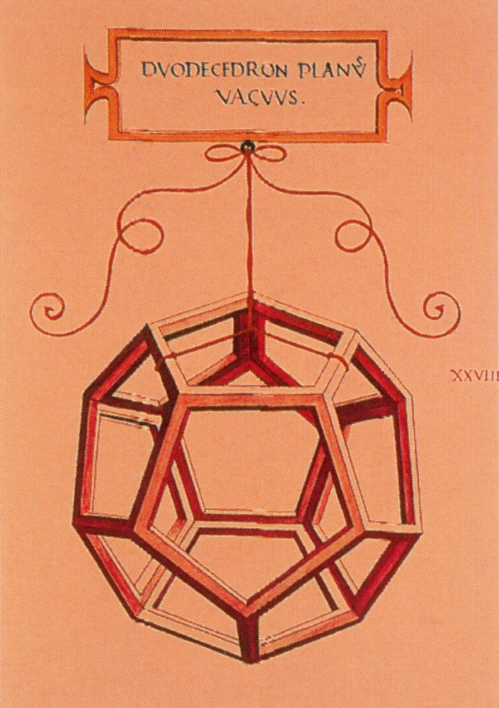 Dodecahedron Poster Print by Science Source showcasing geometric design.