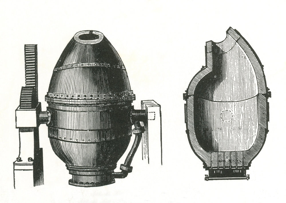 Bessemer Converter Poster Print showcasing industrial engineering