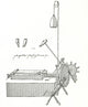 File Cutting Machine Poster Print by Leonardo Da Vinci, artistic design, historical print