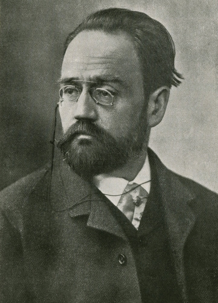 Émile Zola French Author Poster Print showcasing classic literature.