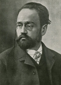 Émile Zola French Author Poster Print showcasing classic literature.