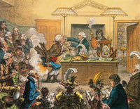 Humphry Davy 'New Discoveries in PNEUMATICKS!' Poster Print showcasing scientific exploration.