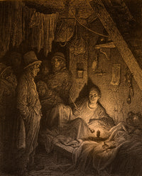 East End Opium Den, 1872 Poster Print showcasing vintage art.