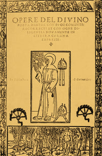 Frontispiece from Dante's Divine Comedy Poster Print showcasing classic literature.