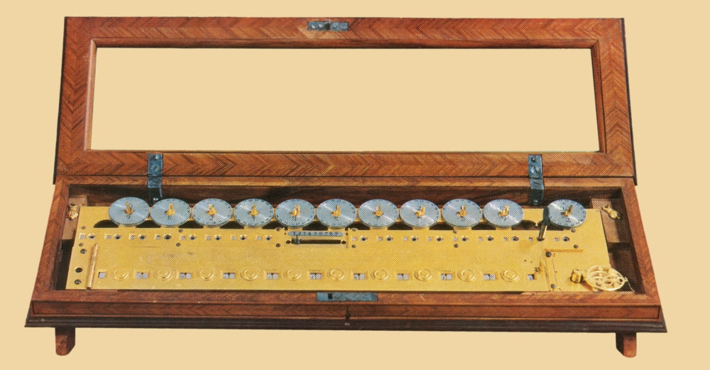 Morland's Multiplication Machine Educational Poster Print